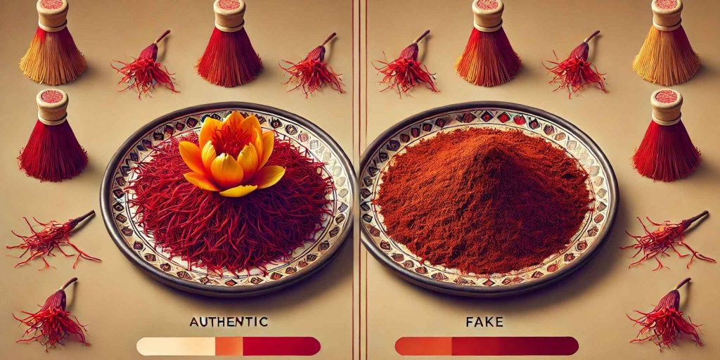 زعفران اصلی و تقلبی