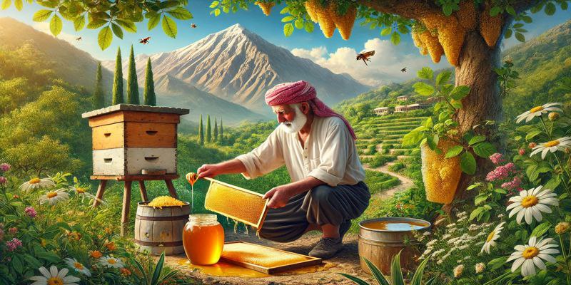 عسل طبیعی از دل زبیعت